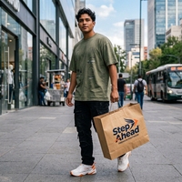 Sacs d'emballage en papier kraft brun personnalisés avec votre propre logo, recyclables, pour cadeaux, artisanat, shopping, bijoux, vêtements, restauration rapide, plats à emporter