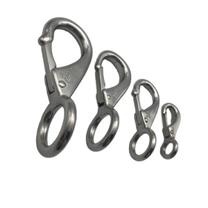 Factory Stainless Steel Fixed Eye Trigger Snap Hook for Pet Buckle Keychain Carabiner Dog Leash Hook