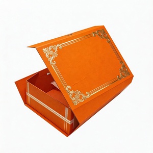 กล่องของขวัญรองเท้าพับได้สีชมพูแบบกำหนดเอง บรรจุภัณฑ์กระดาษแข็งรักษ์โลก พร้อมโลโก้ <span class=keywords><strong>ป</strong></span>ิดด้วยแม่เหล็ก และดีไซน์พกพาสะดวก - Product Image 3