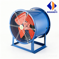 Ventilateur axial d'extraction industriel à longue durée de vie 380V 8000CFM 1000m3/h pour l'évacuation de fumée dans les cuisines et ateliers d'usine