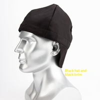 Casquette de soudeur personnalisable en couleur et logo, ignifuge, pour la protection de la tête, accessoires en sergé de coton