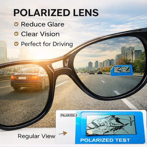 Gafas de Sol Polarizadas de Diseño Aviador Vintage, Personalizadas, de Alta Calidad, Unisex, con Protección UV, para Pesca, 2026 - Product Image 4