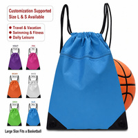 Sac à dos à cordon de serrage en gros pour usine, avec logo personnalisé, sac de sport à fond renforcé avec œillets, capacité 5 kg, MOQ 50 pièces