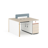 Bureau modulaire design moderne 6 8 places Bureau extensible en bois pour coworking Mobilier de poste de travail avec espace ouvert Personnel de bureau