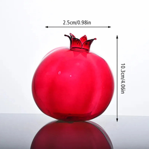 Fruit <strong>Shaped</strong> clear Glass <strong>Vase</strong> Creative Aromatherapy Bottle <strong>Vase</strong> Home Decoration Pomegranate Pear <strong>Flower</strong> Glass <strong>Vase</strong> - Product Image 4