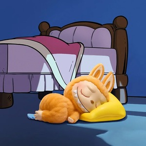 POP MART LABUBU the MONSTERS سلسلة 1:00 A.M. صندوق الغموض الأصلي، صندوق عشوائي، مجسمات ألعاب للتخمين، زينة حقائب، ديكور منزلي، زينة مكتبية - Product Image 4