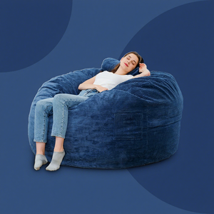 Welcome Gifts <strong>Faux</strong> <strong>Fur</strong> Cotton Portable Fashion Bean Bag Chair Giant Fabric Furniture 7ft Indoor Large <strong>Beanbag</strong> - Product Image 1