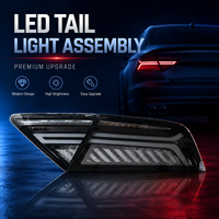 Feux arrière à LED BK avec lentille rouge pour Audi A7 C7 2011-2014 Facelift, clignotants séquentiels, Plug and Play, Neuf
