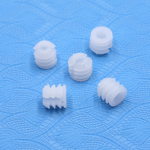 Raccords de connecteur de meubles M6 * 10mm Inserts de <span class=keywords><strong>goujon</strong></span> Panneau Joint de dilatation Écrous de connecteur Écrous pré-insérés en plastique pour chevilles - Product Image 3