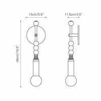 Lampe murale nuage en marbre, style nordique moderne minimaliste, pour chambre à coucher, salon, couloir - Éclairage décoratif créatif pour hôtel