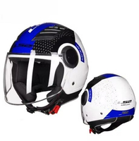 Casque Jet Ouvert Yx Airflow 3/4 pour Moto et Scooter – Été, Demi-Casque, Visière Unique
