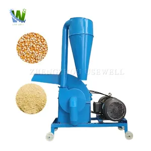 Professional Manufacturer Biomass Rice Hay Straw Husk Hammer Milling Crushing Grinding Machine