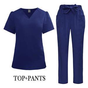 Uniformes de Trabajo Personalizados con Logotipo para Spa Dental, Hospital, Uniformes Médicos, Conjunto de Uniformes Médicos de Poliéster Transpirable Unisex - Product Image 6