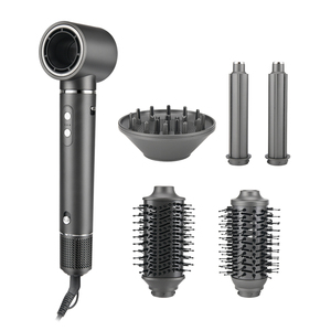Ensemble multi-styler pour cheveux PRITECH, sèche-cheveux haute vitesse 1400 W, <span class=keywords><strong>brosse</strong></span> sèche-cheveux professionnelle avec machine à boucler et à lisser - Product Image 1