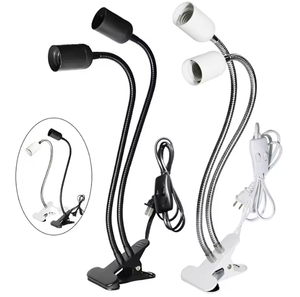 Adaptateur d'extension flexible E27 pour <span class=keywords><strong>ampoule</strong></span> LED, support de lampe à douille murale, prise à vis EU US - Product Image 2