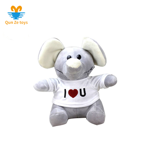 Nouveauté 2023 : Adorables animaux en peluche personnalisés (lion, tigre, éléphant, girafe) avec T-shirt – Petits modèles doux et abordables - Product Image 5