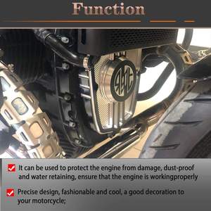 XXUN accesorios de la motocicleta del motor delantero caso cubierta de placa de marco Protector de cubierta para <span class=keywords><strong>BMW</strong></span> R <span class=keywords><strong>NineT</strong></span> R9T 2014-2021 - Product Image 4