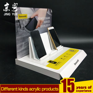 Support d'affichage de téléphone portable moderne de luxe écologique en PMMA acrylique, couleur personnalisée, fabrication sur mesure, 1 étagère, résistant à l'eau - Product Image 3