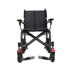 Tout-terrain en fibre de carbone véritable 11kg, accoudoir rabattable, poignée arrière, fauteuil roulant manuel ultra léger silla de ruedas - Product Image 2