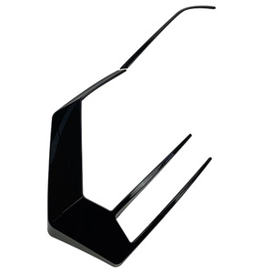 Volkswagen Golf 7 Rear Canard Exterior Modification Piano Black Plastic Weather Shields 2012-2015 R400 - Product Image 5