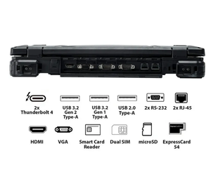 แล็ปท็อปทนทาน Durabook Z14i ระบบปฏิบัติการ W11 Pro ขนาด 14 นิ้ว หน่วยความจำ Ultra 5/7 และ SSD แบบเลือกได้ มาตรฐาน IP66 สำหรับใช้งานกลางแจ้งในสภาพอากาศรุนแรง รับประกัน 3 ปี - Product Image 3