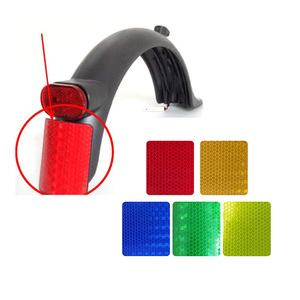 AFTFA - Adhesivo Decorativo de Seguridad para la Placa de Matrícula del Guardabarros Trasero, Pieza Modificada para el Scooter Eléctrico <span class=keywords><strong>Xiaomi</strong></span> <span class=keywords><strong>Pro</strong></span> <span class=keywords><strong>2</strong></span>, Reflector de Material PET - Product Image 6