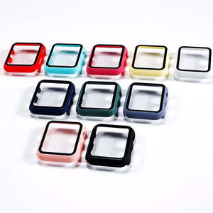 เคสฝาครอบป้องกันสำหรับ <span class=keywords><strong>Apple</strong></span> Watch,ฟิล์มหน้าจอกระจกนิรภัย41 45มม. ฟิล์มกันรอยสำหรับ Iwatch 7 - Product Image 4