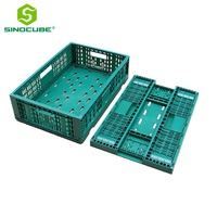 Caisses de palette en plastique pliables, empilables, de qualité alimentaire, robustes et écologiques Sinocube pour la logistique, en vente