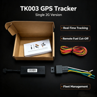 Mini traceur GPS 2G TK003, traceur de voiture en temps réel avec détection ACC et alertes géofences