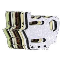 Plaque de protection de guitare 4 plis style écaille de tortue vintage 10 trous pour remplacement de pickguard de guitare Jaguar