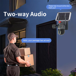 8MP 4 Ống Kính 3 Màn Hình 4K 4G Sim Thẻ Năng Lượng Mặt Trời Ngoài Trời Điện Năng Thấp Mạng Máy Ảnh 360 Ptz IP CCTV Không Dây Wifi Tầm Nhìn Ban Đêm - Product Image 3