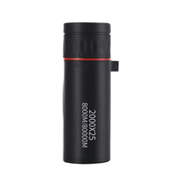 Telescopio Monocular Portátil de Alta Definición y Gran Aumento, Tecnología de Vanguardia, 30x-2000x, Diámetro del Objetivo de 25 mm, Compatible con Teléfonos Inteligentes