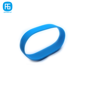 Pulsera de silicona NFC personalizable, brazalete de 13,56 MHZ, ISO 14443A 213, Chip NFC, programable - Product Image 5
