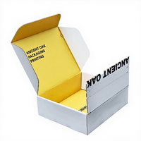 Boîte d'emballage personnalisée en carton ondulé pour vêtements, boîte d'expédition express, boîte cadeau avec logo personnalisé