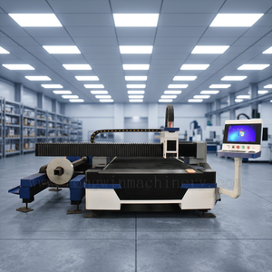 Machine de découpe laser à fibre de haute précision pour tubes métalliques et tuyaux industriels, prend en charge le chargement automatique et la découpe rapide - Product Image 1