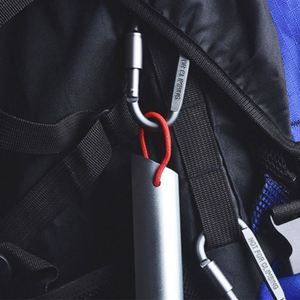 Porte-clés mousqueton en aluminium en forme de D avec logo personnalisé, à verrouillage par vis, pour événements extérieurs et cadeaux promotionnels - Product Image 6