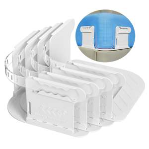 Sujetadores de Sábanas de Esquina Abierta con Tiras de Bloqueo, Clips Resistentes para Sábanas con Correas Reforzadas, Mantienen las Sábanas Firmes y Ajustadas al Colchón - Product Image 1