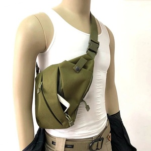 Wholesale Men's <b>Shoulder</b> Chest Bag Hunting <b>Holster</b> Tactical Concealed Gun Storage Bag Sling Waterproof Bag - Product Image 1