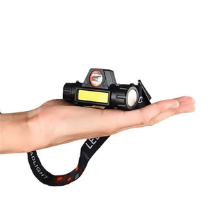 Lampada Frontale <span class=keywords><strong>LED</strong></span> Ricaricabile 800mAh Multifunzione COB Torcia per Corsa Fascia Regolabile Impermeabile - Product Image 6