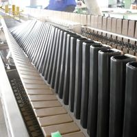 Sistema transportador de cadena de listones ajustable de acero inoxidable para descarga de botellas en líneas de codificación de fecha de botellas PET