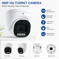 Cámara de Red Inteligente a Color de 4 Megapíxeles con Alimentación POE, Intercomunicador de Voz y Retroiluminación, Venta al Por Mayor de Fábrica