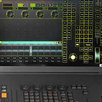 Consola de Control Ma2 Black Horse, Pantalla Táctil Capacitiva TFT-LCD de 19 Pulgadas, Pantalla Dual, Controlador DMX512, Trackball para Luces Beam/Par, Clasificación IP33