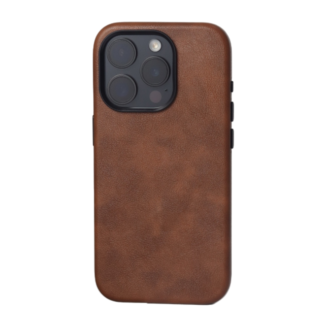 Retro Crazy Horse Leather Magnetic Phone Case for iPhone 16 15 Pro Max 12 13 14 Pro Matte Wireless Charge Shockproof Back Cover