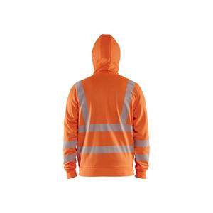 BLAKLADER-Sudadera con capucha de alta visibilidad de 356525385300M con cremallera completa Naranja-EAN 7330509831786 ROPA DE TRABAJO DE LA HI-VIS - Product Image 5