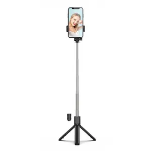 Palo de selfi R1s, palo de selfi Universal, soporte para cámara portátil telescópica integrada, transmisión en vivo, nuevo