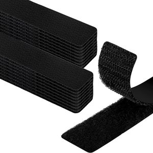 Fascetta a strappo per cavi di computer, in nylon verde, con nastro adesivo 3M - Product Image 1