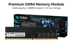 แรม TXRUI Ddr4 สำหรับเดสก์ท็อป 16gb 3200mhz หน่วยความจำพีซี 2133mhz 2400mhz 2666mhz แรม TXRUI รองรับการใช้งานระดับมืออาชีพ มีสินค้าในสต็อก - Product Image 3