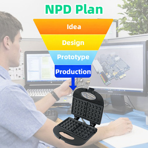 Sản phẩm công nghiệp thiết kế và phát triển dịch vụ sản xuất bánh quế <span class=keywords><strong>3D</strong></span> mô hình ép nhựa một phần khuôn sản xuất sản xuất - Product Image 3