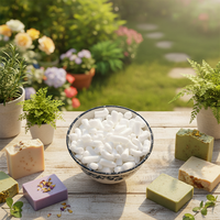 Granulés de savon 78% de pureté, qualité industrielle et cosmétique, 25 kg/sac, N° CAS 61789-32-0 Matières premières chimiques pour cosmétiques et soins capillaires