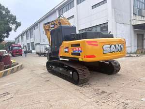 มือสอง Sany รถตักตีนตะขาบ SY215ไฮดรอลิก2023รุ่น PLC มอเตอร์เกียร์ประกอบ21ตันเครื่องจักรกลหนัก - Product Image 4